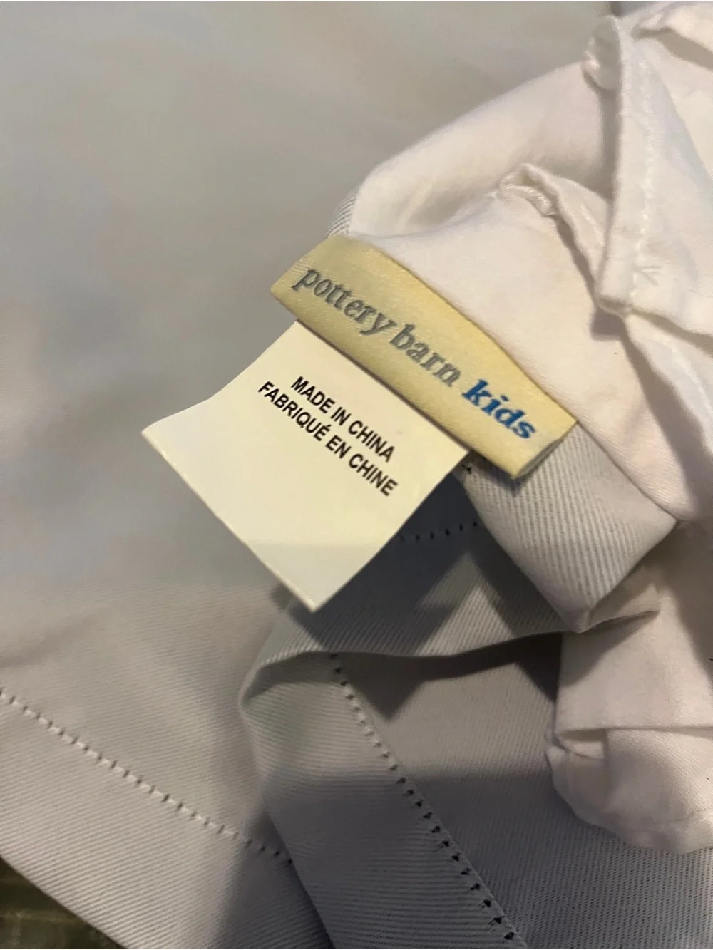 Pottery Barn Kids White Ruffle Blackout Curtains 43x90 Set of 4